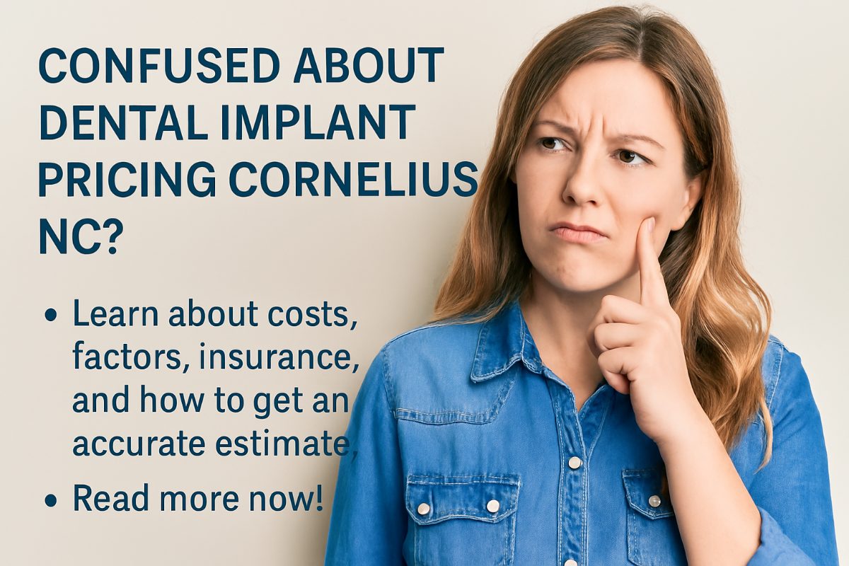 Image of a diverse group of patients smiling, showcasing various teeth restoration options with dental implants; a price tag graphic is subtly overlaid. No text on image.